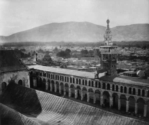 外観、ウマイヤドモスク、ダマスカス、シリア、1862年（345703も参照）